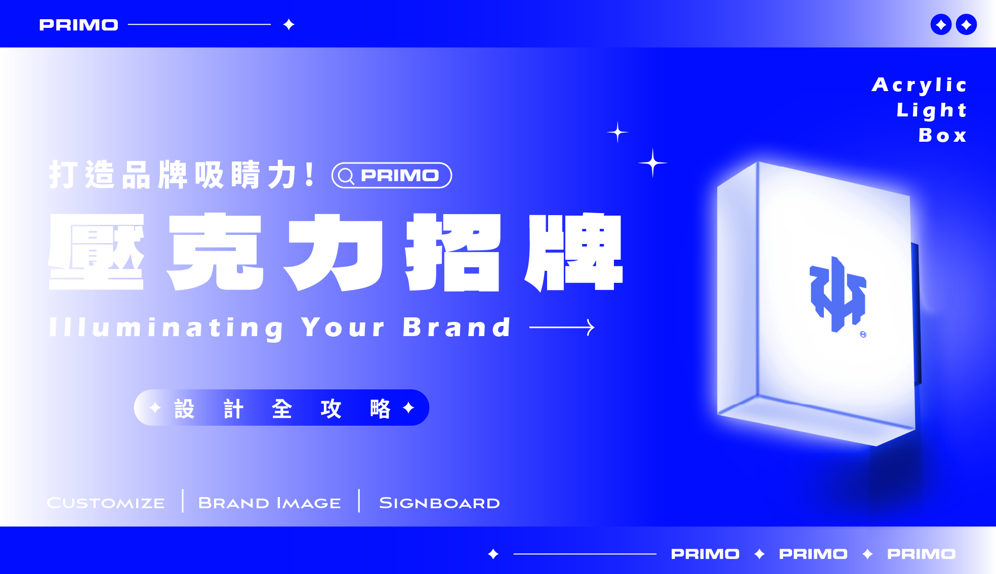 壓克力燈箱設計介紹：提升夜間辨識度與品牌曝光的關鍵